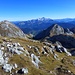 Blick hinab ins Lammertal, in der Verlängerung der Dachstein, links im Bild der Brietkogel