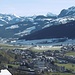 Bei Westendorf begann meine Wanderung, bei der ich einen schönen Blick nach Brixen im Thale werfen kann.