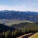Am Vorderen Hörnle mit Blick in die zentralen Ammergauer Alpen