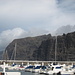 Blick von Los Gigantes zur Steilküste und zum Roque de Masca