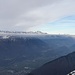 Das Veltlin mit Bernina-Alpen.