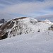 Am Gipfel, in der Bildmitte der Croisse Baulet, rechts daneben die Pointe Percée (2752m).