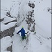Abstieg zum Skidepot - vorsicht rutschig<br /><br />Foto: Roger Schlumpf