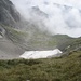 Letzter Schnee beim Abstieg<br />