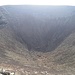 der gewaltige Krater des Calderon Hondo
