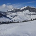 1. Dezember 2017: Ausblick übers Arzmoos  hinauf zur Lacherspitz, Wildalpjoch und Kasererwand