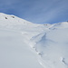 tiefster Winter im oberen Anstiegsteil - der ganze verwehte Schnee des Oberhalbsteins scheint sich hier abzulagern ;)