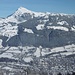 Blick nach Kitzbühel mit seinem Horn.<br />Die 3 bez. Gipfel habe ich am Vortag mit Skier bestiegen.