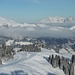 Rückblick auf der Skiwanderung zur Ehrenbachhöhe.
