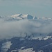 Berge der Bayerischen Voralpen im Zoom