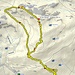 <b>Tracciato GPS Albertheimhütte (parte alta).</b>