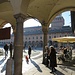 La Piazza Ducale dall'ingresso di via Giulio Silva.