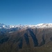 Panorama dal Monte Novesso 1410 mt .