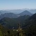 Blick Richtung Inntal und Chiemgauer Alpen