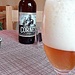 Al rifugio per la sosta pranzo: eccezzionale birra Oaked Cornet stagionata con trucioli di rovere, acquistata dal sottoscritto in Belgio e spallata sin quassù.