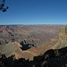Der östliche Grand Canyon präsentiert sich in perfekter Weise in den letzten Sonnenstrahlen des verklingenden Tages.