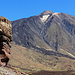Roques de Garcia mit pico del teide im Hintergrund.