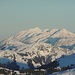 Hochkalter und andere Berge der Berchtesgadener Alpen im Zoom