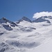 Adamello-Gletscher mit Lobbia Alta, Cima di Giovanni Paolo II und Monte Fumo
