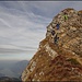 Kurze, jedoch tolle Kraxlerei auf den Gipfel der Gauschla<br /><br />Foto: R. Schlumpf