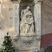 Hrob, sousoší sv. Jáchyma, panny Marie a sv. Anny (Statuengruppe Hl. Joachim, Maria und Anna)
