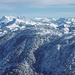 Blick in östliche Richtung.<br />Ich habe festgestellt, dass es jeweils von den Kitzbüheler Alpen gesehen links am Rand der Leoganger u. Loferer Steinberge je ein Rothorn gibt u. dass beide je nach Quelle unterschiedliche Höhen haben. Das ist verwirrend!