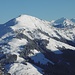 Blick zum Schwarzhorn, auch ein schöner Skitourenberg