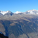 das Panorama im Überblick: vom unteren Rhonetal bis ins hintere Binntal