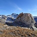 aussergewöhnliche Felsformation unterhalb des Furggulti' ...