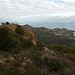 Die Siedlung auf dem Hügel nennt sich Miramar. Links im Hintergrund die Bucht von Cannes.