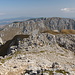 Prutaš - Ausblick am Gipfel, u. a. zur Planinica (2.330 m).
