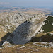 Prutaš - Ausblick am Gipfel, u. a. zur Gruda (2.302, rechts der Bildmitte).