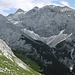 Blick zu den höchsten Gipfeln des Karwendels