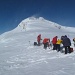 Abfellen auf ca. 2650 m unterhalb des Piz Tomül