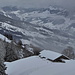 verschneite Szenerie im Schwyzer Hügelland