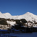 Start of the ski tour in Davos, temperature: -11°C.