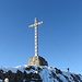La grande croce di vetta del Moncucco.