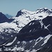 Die "Wilden" im Zoom. Bei Vergrößerung kann man sogar das Gipfelkreuz des Kleinen Wilden erkennen! Zum Großen Wilden führen Skirouten.