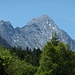 Berge von Leutasch Klamm aus gesehen