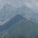 Blick vom Spitzkopf in östliche Richtung. Am 05.08.17 machte ich eine Tour auf  die beiden hinteren Gipfel.
