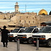 Viel "Security" in Jerusalem.