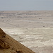 Die Gegend um das Tote Meer wartet mit allen möglichen Rekorden auf: Z.B. die tiefstgelegene Seilbahn der Welt. Hinten die Küste des Toten Meers auf ca. 400m unter Normalnull!