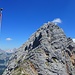 Blick zur Westl. Mitterspitze von der Hütte aus
