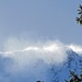 Schneefahnen über dem Hochwang - Der Südföhn lässt grüßen