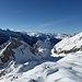 weiter Blick über den Kessel der Alp Dejen