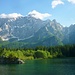 Am oberen Lago di Fusine klingt die Tour gemütlich aus.