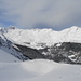 Kurz vor der Maienfelder Furgga: Blick zurück auf Arosa und dessen Skigebiete