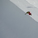 Akrobatik in der Halfpipe im Skigebiet "Jakobshorn" in Davos