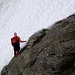 4.Tag.: Wenn nicht gerade von Schnee bedeckt, hilft ein Fixseil beim Abstieg.