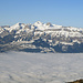 die Aussicht vom Augstenberg zum Alpstein
